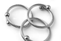 stainless steel ring that adjusts to fit