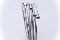 Twist Wire Mesh Bracelet - Stainless Steel