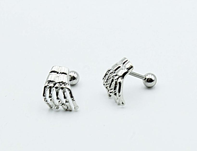 Skeleton stud 2025 earrings