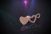 Chrissie C jewellery heart earrings