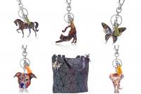 Colourful Acrylic Animal Keychains