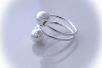 Adjustable Ring - Open Ball Design- Stainless Steel