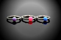 BCR Captive Ring With Opal