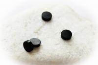 Magnetic Fake Ear Plugs - Sleek Black Circle Plugs