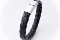 Diamond Checkers Bracelet - Black 'n Brown - Customisable