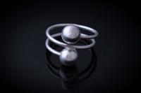 Adjustable Ring - Open Ball Design- Stainless Steel