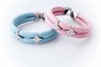 Double Layer Star Bracelet - Stunning Ultra Soft Sheepskin Leather - Customisabl