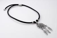 Dream Catcher Genuine Leather Choker