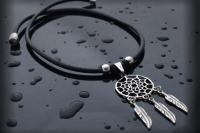 Dream Catcher Genuine Leather Choker