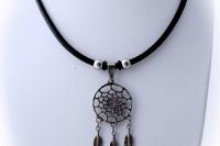 Dream Catcher Genuine Leather Choker