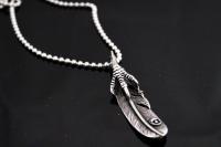 Eagle Claw Feather Pendant - Stainless Steel