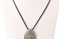 Fingerprint Design Long Necklace -Customisable