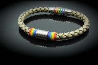 Rainbow Flag Gay Pride Bracelet - Customisable!