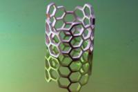 Geometric Honeycomb Design Adjustable Ring