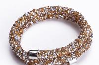 Crystal Multiwrap Bangle - Choice of Colours