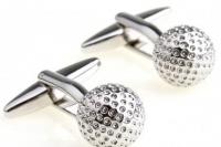 Golf Cufflinks in Stainless Steel - 2 Designs