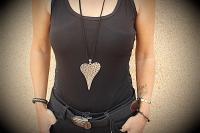 Oversized Heart Pendant From Chrissie C