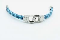 custom bracelet from Chrissie C with handcuff theme