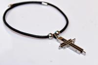 Hollow Cross Steel Choker - Statement Unisex Choker