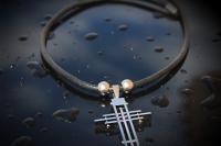 Hollow Cross Steel Choker - Statement Unisex Choker