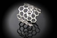 Geometric Honeycomb Design Adjustable Ring