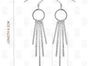 Punk Stick Dangle Earrings