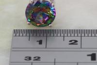 Topaz Earrings - Rainbow Design