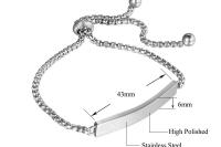 Special Friend Adjustable Stainless Steel Bracelet