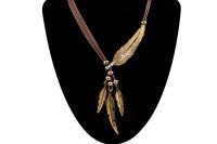 Vintage Feather Choker Necklace