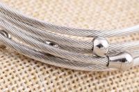 Twist Wire Mesh Bracelet - Stainless Steel