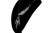 Vintage Feather Choker Necklace