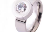 Stainless Steel Stud Ring - Change the Gems!