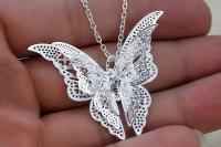 Butterfly Pendant Necklace