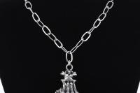 Vintage Punk Skull Hand Necklace