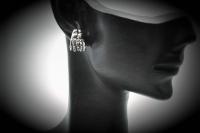 Skeleton Hand Tragus / Cartilage Barbell Stud Earring