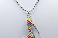 Large Colourful High Heeled Shoe Pendant