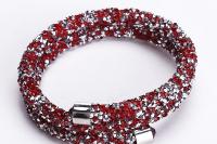 Crystal Multiwrap Bangle - Choice of Colours