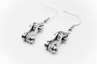 Motorcycle Chain Earrings 