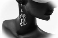 Motorcycle Chain Earrings 