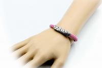 Pink Stingray and Crocodile Bracelet