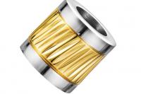 Gold striped Bead