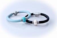 Sheepskin Leather & Stone Bracelet