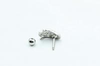 Skeleton Hand Tragus / Cartilage Barbell Stud Earring