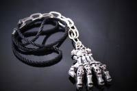 Vintage Punk Skull Hand Necklace