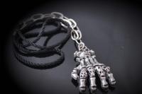 Vintage Punk Skull Hand Necklace