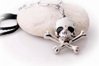 Skull & Crossbones Long Pendant