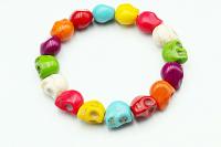 Skull Bracelet In Natural Stone