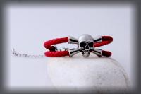 Skull Pirate Double Layer Bracelet - Customisable!