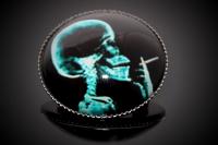 Skull - Glass Badges - Choice of 4