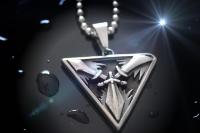 Sword Triangle Stainless Steel Pendant